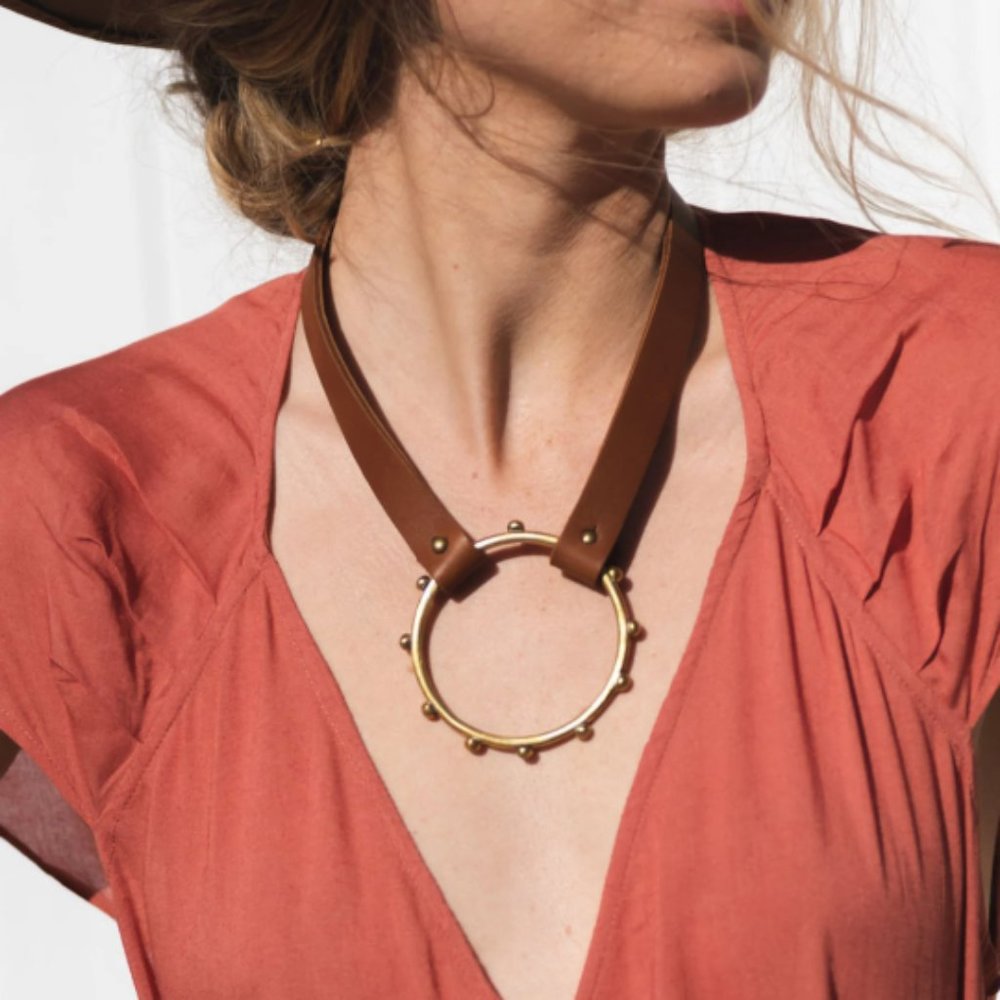 Adjustable Leather Necklace